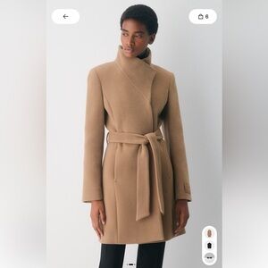 Aritzia The Connor Coat in Soft Wool Cashmere color is Saville size XS